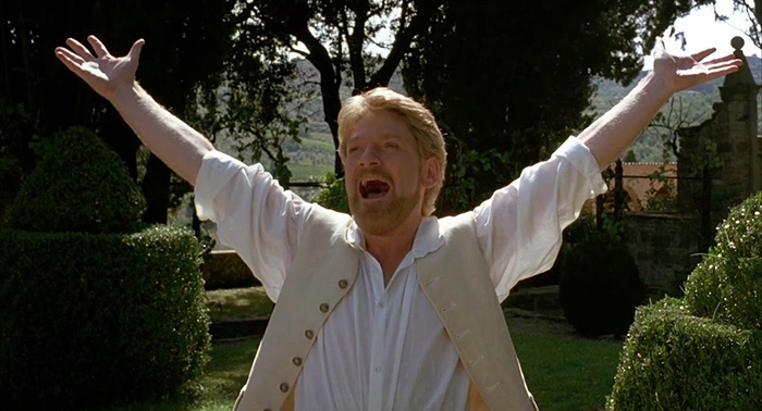 Kenneth Branagh in Much Ado about Nothing, 1993