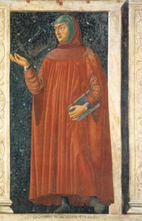 Andrea del Castagno,  Francesco Petrarca