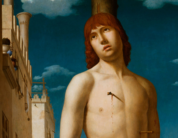 Antonello da Messina, St. Sebastian, Gemäldegalerie Alte Meister, Dresden