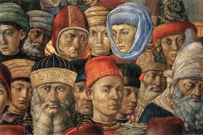 Benozzo Gozzoli, Procession of the Magi (detail), 1459-60, Palazzo Medici-Riccardi, Firenze