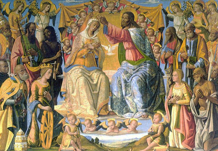 Bernardino Fungai, Coronation of the Virgin Altarpiece, Santa Maria dei Servi in Siena