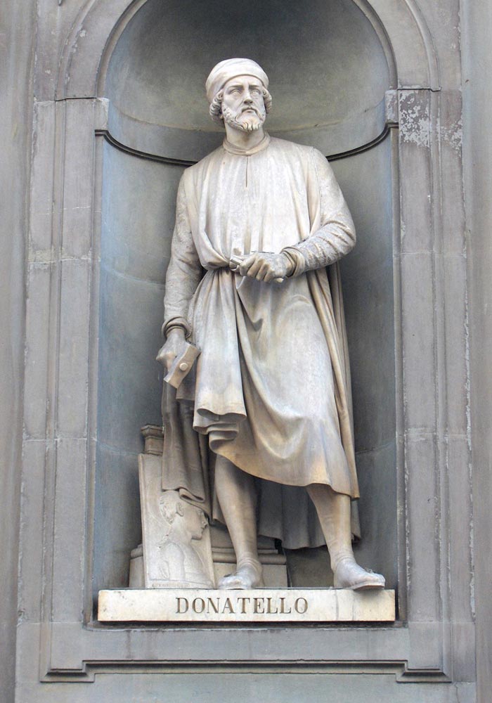 The Hall of Donatello in the Bargello Museum