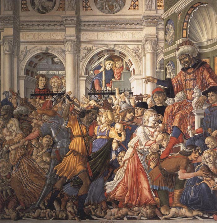 Matteo di Giovanni, Massacre of the Innocents, Massacre of the Innocents, 1482, The Chapel of our Lady, Ospedale Santa Maria della Scala, Siena

