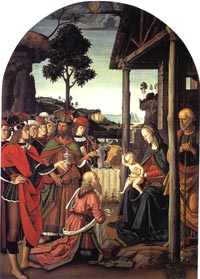 Pietro Perugino, L'Adorazione dei Magi 