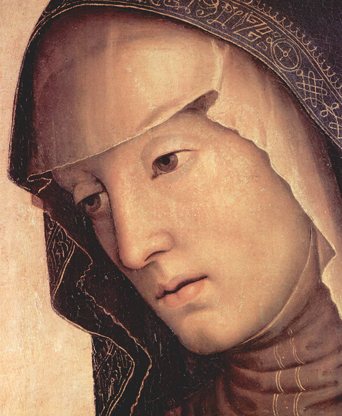 Pietro Perugino, Pietà, (detail)