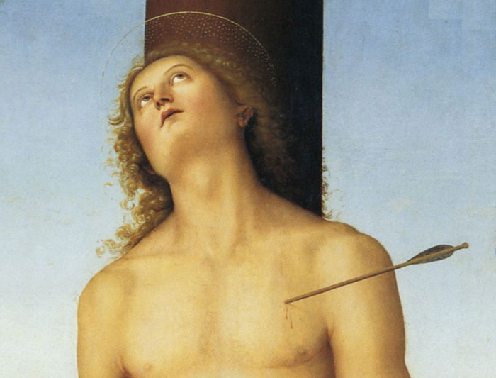 Pietro Perugino, San Sebastiano, 1495 circ, Louvre, Parigi