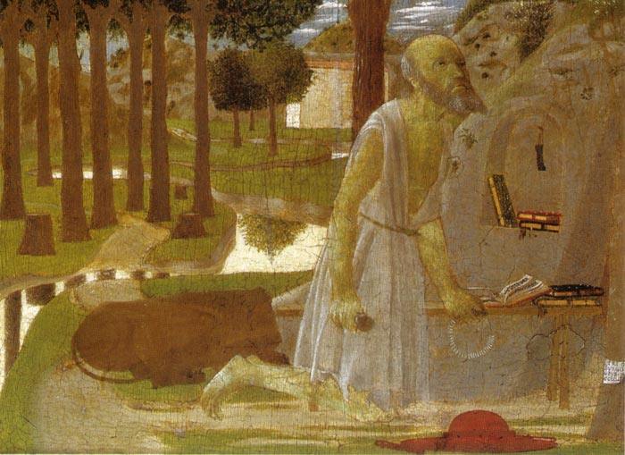 Piero della Francesca | The Penance of St. Jerome (1450), Berlin