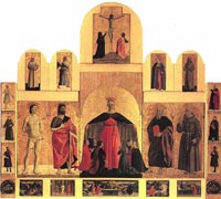 Piero della Francesca | Polyptych of the Madonna of Misericordia (1445-1462), Sansepolcro