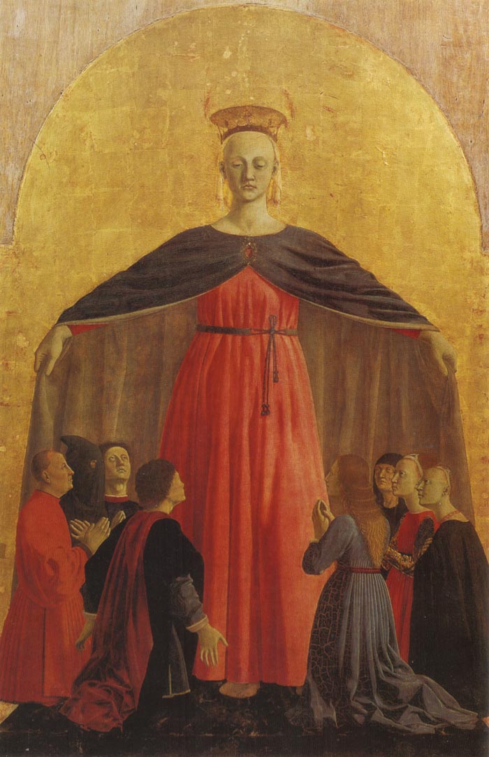 Piero della Francesca | Polyptych of the Madonna of Misericordia (1445-1462), Sansepolcro