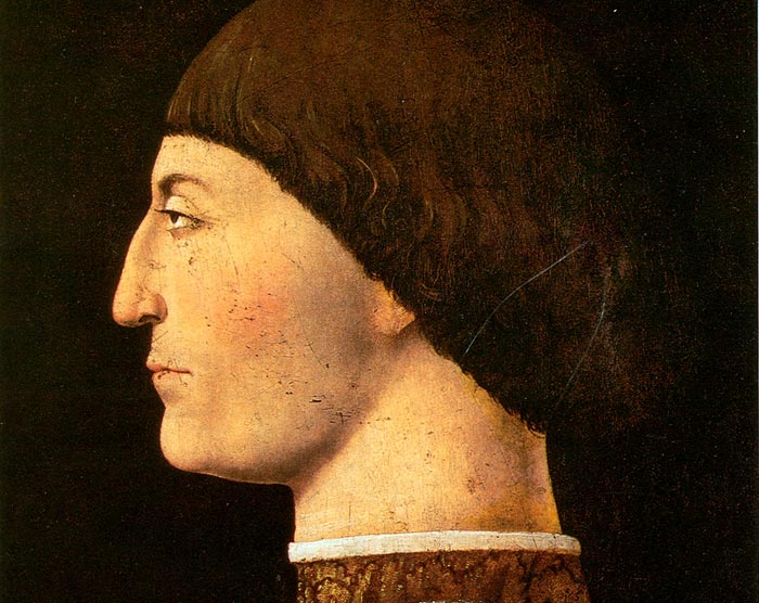Piero della Francesca, Portrait of Sigismondo Pandolfo Malatesta (1451)
