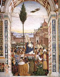 Pinturicchio, Pope Pius II Arrives in Ancona