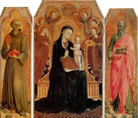 Sassetta, San Sepolcro Altarpiece, 1437-44, Muse du Louvre, Paris