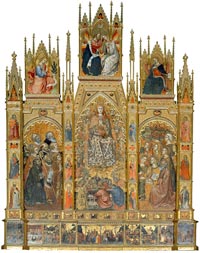 Taddeo di Bartolo, Trittico per il Duomo di Montepulciano, 1401, Santa Maria dell'Assunta, Montepulciano