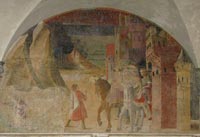 The Badia Fiorentina, frescoes by Nardo di Cione