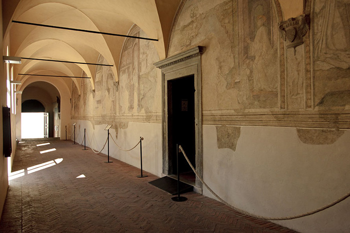 Sansepolcro, Palazzo Vescovile, chiostro