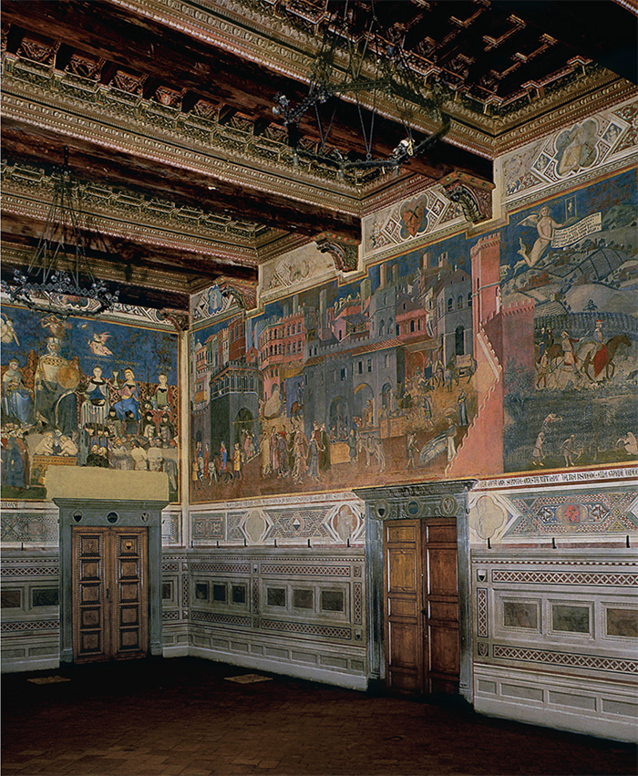 Allegory of the Good Government, fresco in the Palazzo Pubblico, Siena