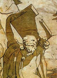 Domenico Beccafumi, Storie di Mosè sul Sinai (particolare), 1531
