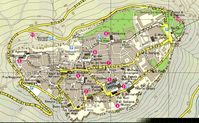 map Orvieto