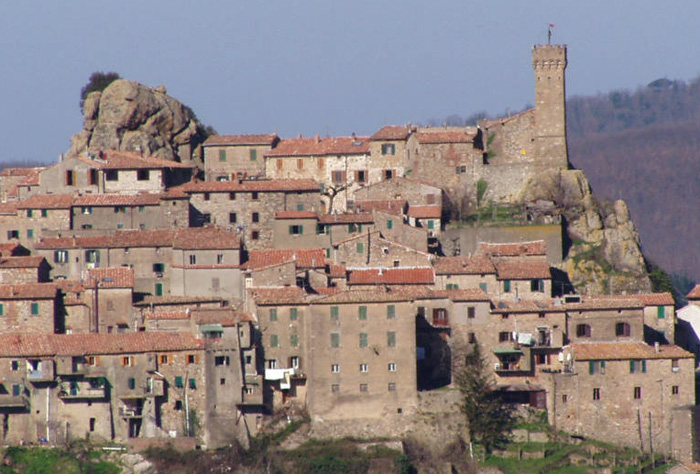 Roccarederighi, castle


