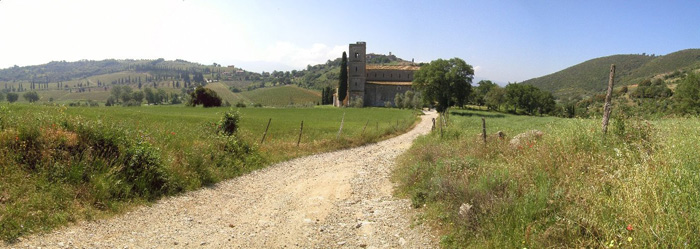 Nearby the town of Sant'Angelo in Colle