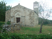 Villa a Tolli, chiesa