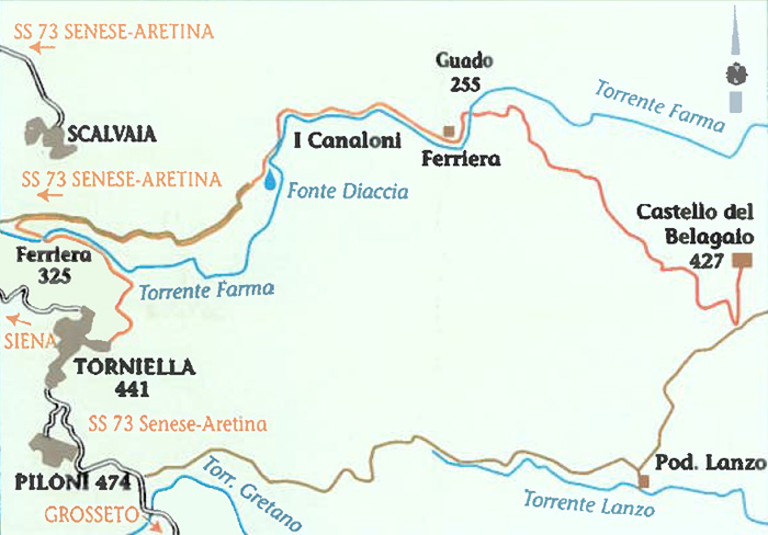 Map Belagaio Torniella