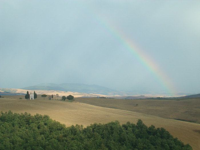 La cappella della Madonna di Vitaleta, San Quirico d'Orcia