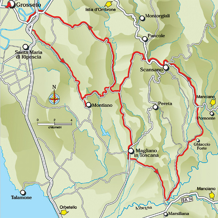 Cicloturismo in Maremma - Cuore di Maremma (GR 5)