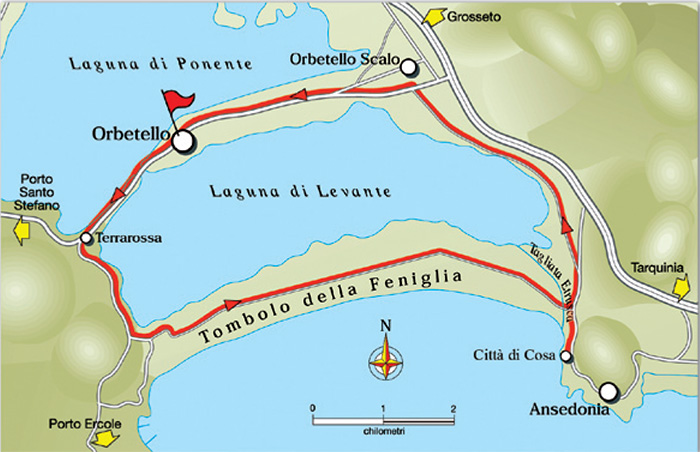 Il giro della laguna di Levante